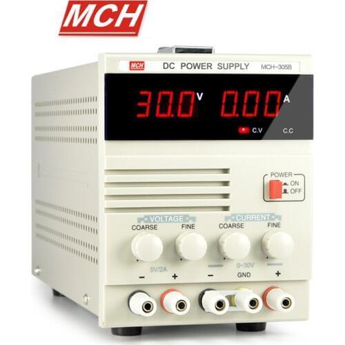MCH-305B output 30V 5A DC Power Supply Digital adjustable power supply Laboratory power supply AC220V Toroidal transformer 305B