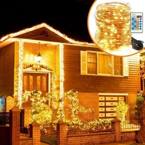 Moobibear LED String Lights With Transparent Wire