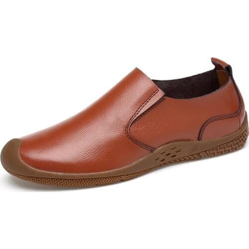 New Men Loafers Shoes Genuine Leather Breathable Sneakers Shose Men Zapatos Men Luxury Sneakers Zapatos Para Hombre