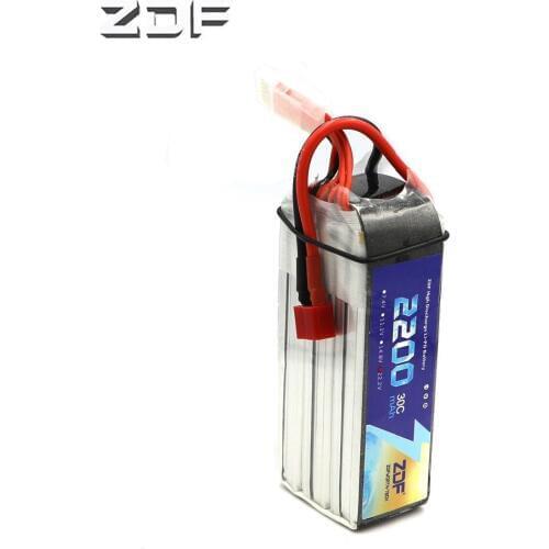 New ZDF 22.2V 2200mAh LiPo battery 6S 30C max 60C For RC Quadcopter Drone Helicopter Car Airplane Toy Part