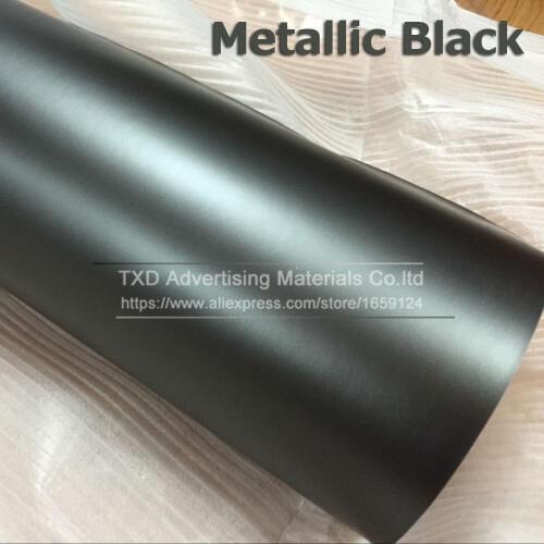 New Arrival Black Matte Chrome Vinyl Car Wraps Sticker Color Changing Car Sticker Metallic chrome black vinyl film by free ship