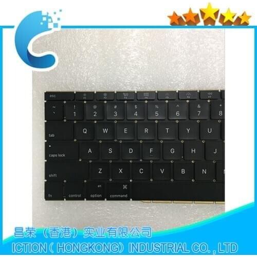 Original New A1708 Keyboard US Black for Macbook Pro 13.3" Retina A1708 US USA English Keyboard MLL42 MPXQ2 Late 2016 Mid 2017