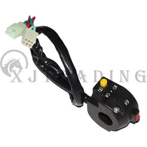 3 Functions Left Handle Control Switch Assy For 50 70 90 110 125 cc ATV Quad Kazuma Taotao Sunl Go Kart Dirt Pit Bike