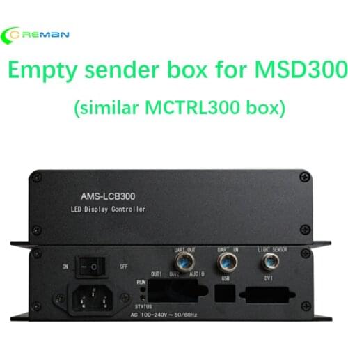 Digital display Message board LED screen control box LCB300 include msd300 led card similar like nova mctrl300 sending box