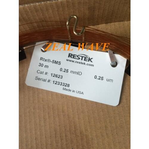 RESTEK Consumables Rtx-5MS GC Column 30m x 0.25mm x 0.25um 12623