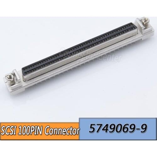 SCSI 100P Connector For TE DSUB 100Pin 180Degree 5749069-9