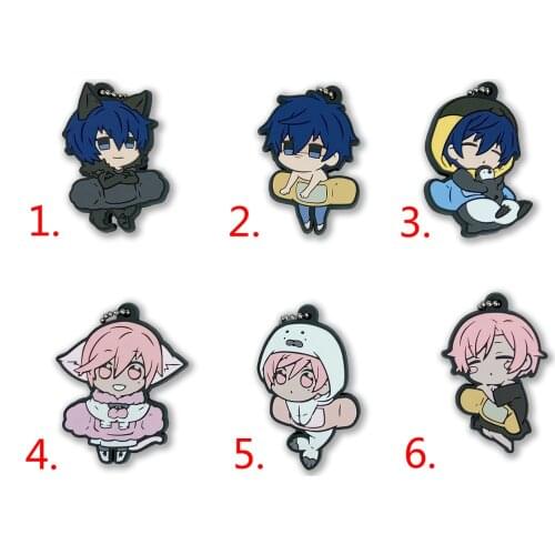 Ten Count rubber keychain Key Ring Race Straps cosplay
