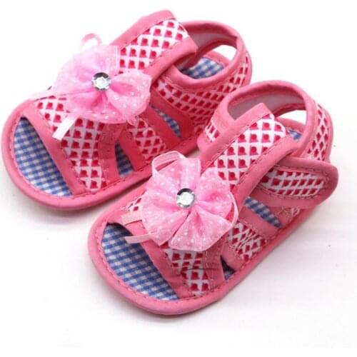 Girls Sandals Summer Newborn Baby Shoes Flowers Soft Sole Outdoor Beach Sandals Toddler Shoes For Girls Sneakers
