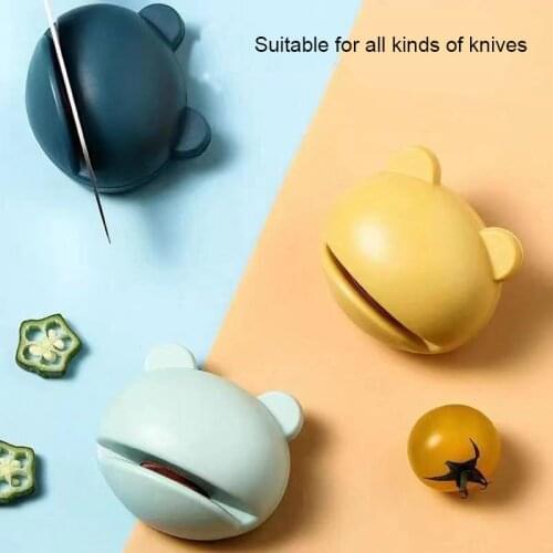 Knife Sharpener Cartoon Design mini Diamond sharpener Household Kitchen Tool