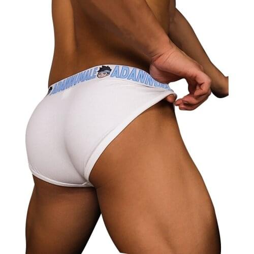 Adannu New Mens Panties Sexy Men Briefs Underwear Cotton Funny Underpants Cuecas Masculinas U Convex Pouch Slip Homme AD7101