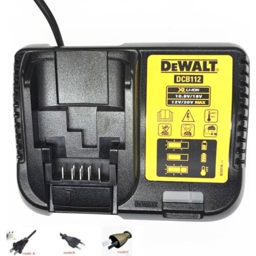 AC 220-240V Charger DCB112 for DEWALT DCB107 DCD776 DCD771 DCD734 DCD716 DCD710 DCD701 DCD700 DCF805 DCD710S2