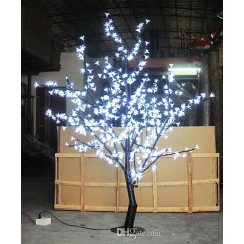 1.5m Height LED Cherry Blossom Tree Light 480pcs LED Bulbs 110/220VAC Seven Colors for Option Rainproof Outdoor Usage
