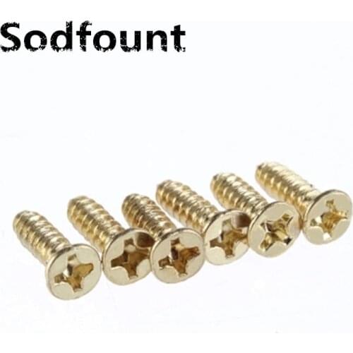 100pcs/lot Metric Thread M2 M2.3 M2.6 M3 Cross countersunk head tapping screw Bronze KA miniature small screws