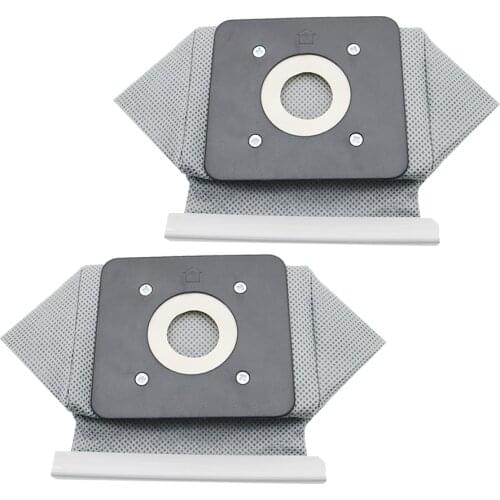 2PCS Washable Vacuum Cleaner Cloth Dust Bag For Philips Electrolux LG Haier Samsung Vacuum Cleaner Non Woven Bags 11x10cm