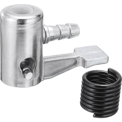 6mm Air Tire Chuck Inflator Pump Hose Adapter Valve Connector Air Chuck Inflator Pump Valve Clip Clamp Connector Adapter