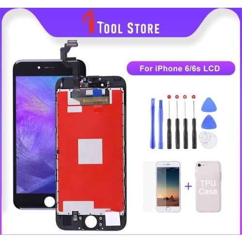 AAA+++ Quality LCD Display For iPhone 5 5s 6 6s Plus Touch Screen Digitizer Display Assembly Replacement With Free Gifts