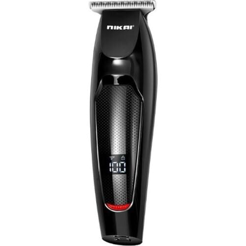 Cordless electric hair trimmer LCD rechargeable hair clipper haircut machine beard trimmer hair cutter oil head white engraving