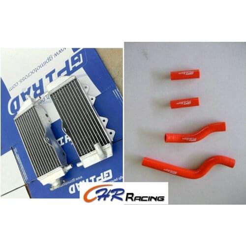 For 2002 2003 2004 2005 2006 2007 2008 2009 2010 2011 YAMAHA YZ250 YZ 250 aluminum radiator & silicone hose RED brand new