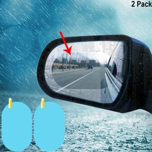 Car Rearview Mirror Rainproof Film Rearview Mirror Anti-fog Reflector Glass Waterproof Diaphragm Car Supplies After Rain
