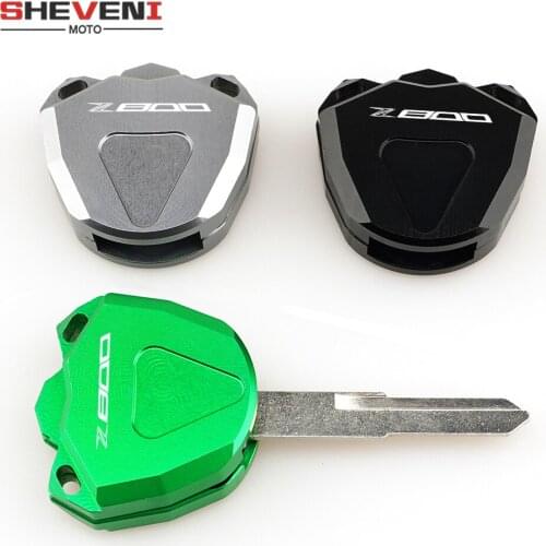 For Kawasaki Z800 Z 800 2013-2016 High quality Motorcycle CNC Accessories Key Case Cover Shell (Key Without chip) With Logo Z800