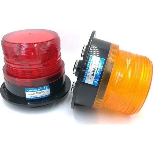 N-5095T/TJ Indicator light Rolling with cigar lighter Signal Warning light LED Flash Beacon Strobe Emergency Lamp 12V 24V 220V