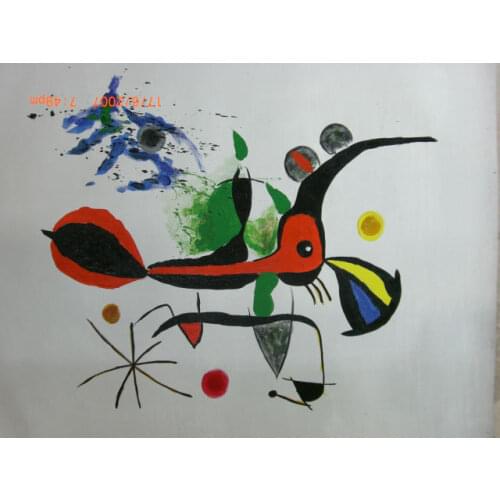 Oil Painting Hand painted Canvas Famous Artist Milo Abstract paintings Wall art Picture Home decoration