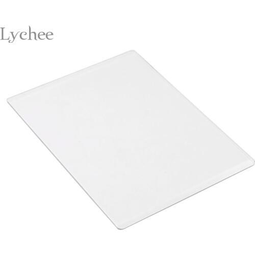 Lychee Life 1Pcs Transparent Provo Craft Adapter Plate Platform Replacement For Cut Dies Scrapbooking Embossing Card Making