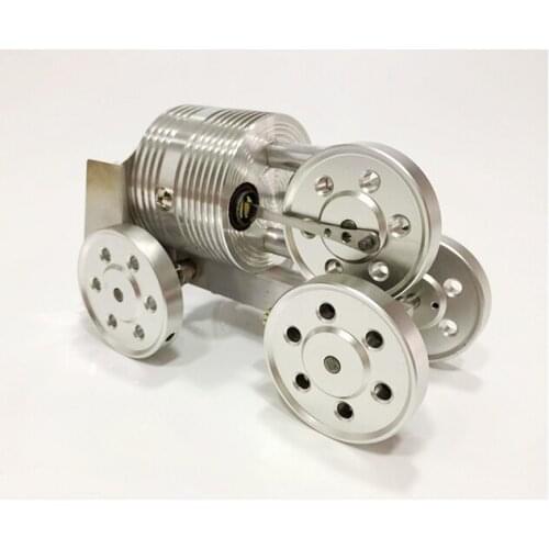 Mini external combustion engine model micro-generator trolley stirling engine child gift education toy