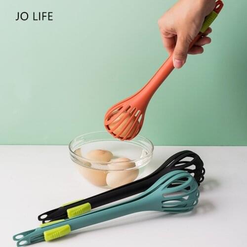JO LIFE Mulfunctional Egg Beater Clip Egg Mixer Stirrer Kitchen Accessories Colander Food Clamp Egg Tools