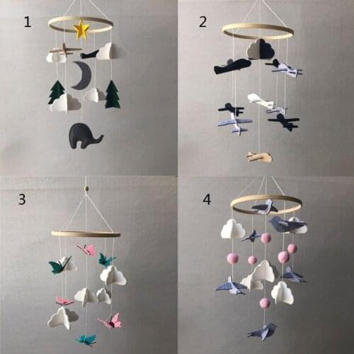 Baby Rattle Mobile Crib Toy Bed Hanging Newborn Wind Chimes Bell Kids Room Decoration Photography Props