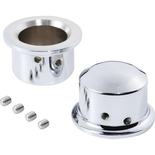 Motorcycle CNC Chrome Front Axle Nut Cover Bolt For Harley Davidson Electra Glide Road King Street Glide Dyna