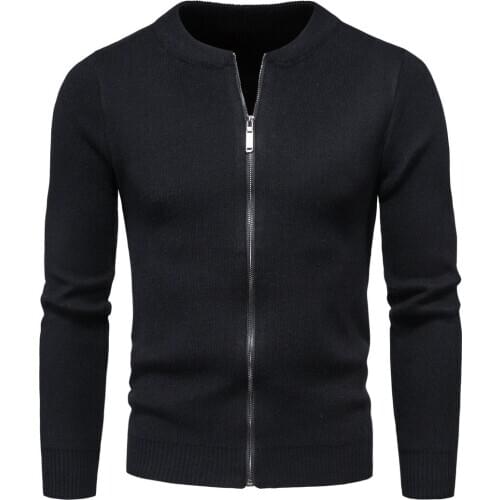 New Mens Knitwear In Autumn Sweater Solid-colored Cardigan