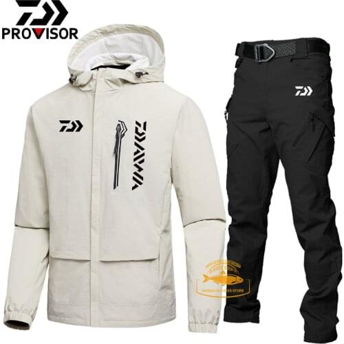 Daiwa Autumn Winter Fishing Clothes Fishing Suit Fishing Clothing Waterproof Autumn Outdoor Fishing Set Windproof Fishing Jacket