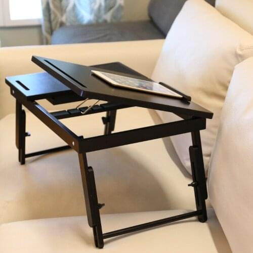 Bed Foldable Small Book Table Bed Table Lazy Table Bedroom Adjustable Laptop Bed Table