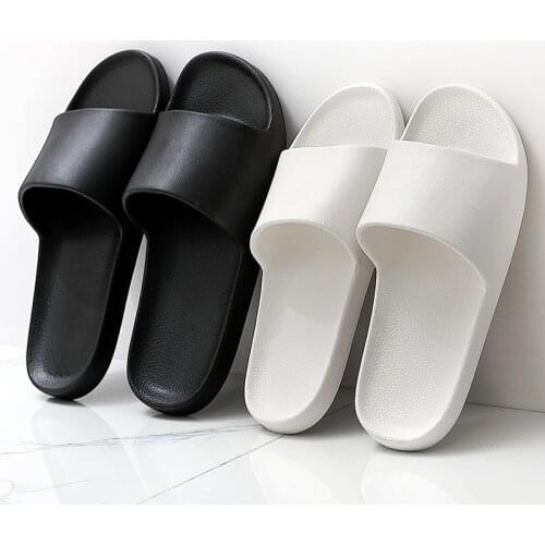Household Bath Slippers Womens Summer Hotel Soft Bottom Antiskid Indoor Home Lovers Bathroom Sandals Mens Summer Slippers