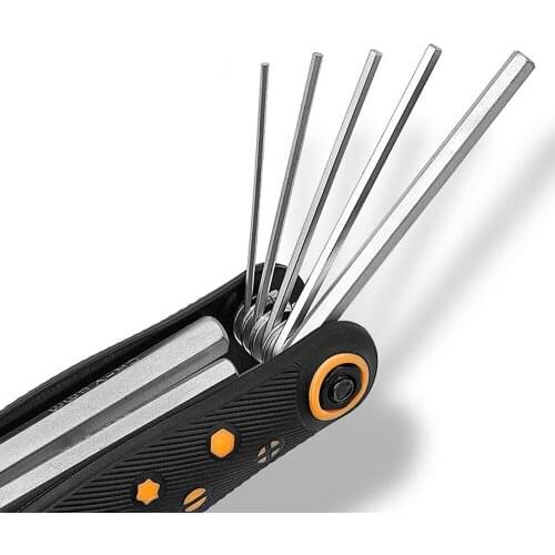 Folding Hex Wrench Metal Metric Allen Key Set Hexagonal Screwdriver Torx Wrenches Slotted Phillips Screwdriver Repair Hand Tool