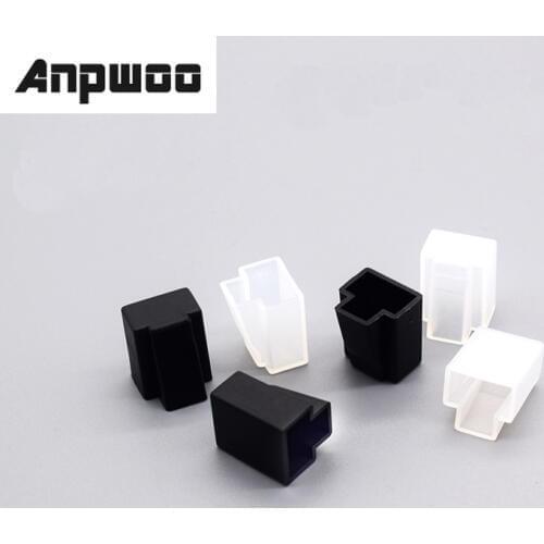 ANPWOO RJ45 Ethernet Connector Cust Cover Network Plug Cover Cap Hat for Cat5e Cat6 Cat7 Protector Plug Case