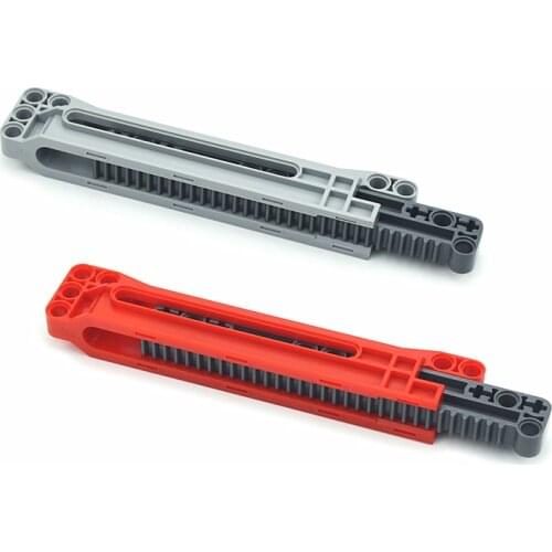 High-tech Gear Rack Chute Combination MOC Parts 1*14*2 Changeover Catch Building Blocks 18940 18942 Bricks Tech Toys for Kids