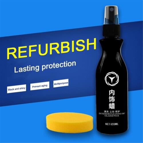 Dashboard Wax Dashboard Car Interior Decoration Cleaning Polishing Agent Tasteless Auto Surface Repair Wax Car Interior Decor