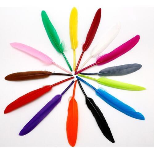 High quality 10-15cm 25 / 50 pcs Natural Goose feathers Duck Plumes for Crafts Dreamcatcher DIY jewelry accessories decoration