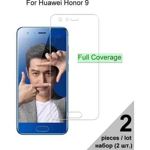 Tempered Glass For Huawei Honor 9 HD Explosion-proof Full Cover Screen Protector Protective Glass For Huawei Honor 9