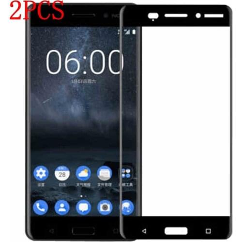 2PCS Full Cover Tempered Glass For Nokia 5 Screen Protector protective film For Nokia 5 glass