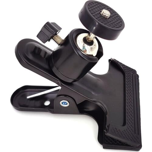 Camera Holding Mount Multi-function Clip Clamp Holder Mount with Standard Ball Head 1/4 Screw for Clamp Photography Accessories
