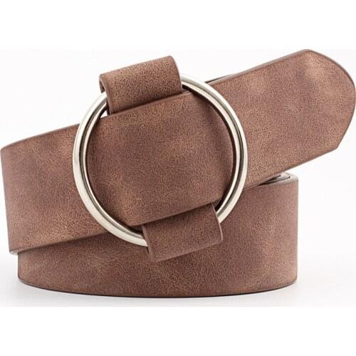 Women belt New Wide Suede Leather Waist belt Female Casual Ladies Pin Buckle belts for Women Dresses belts