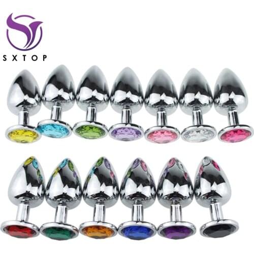 Anal Plug Waterproof Stainless Steel Smooth Touch Anal Buttplug Sex Toys Sex Products For Men gay Sex Toys butt dilator