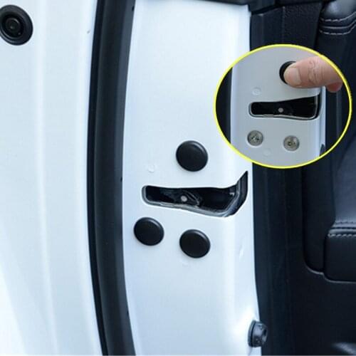 Car Door Lock Screw Protector Cover Accessories For Opel Mokka Corsa D C Astra G J H insignia Vectra Zafira Kadett Monza Combo