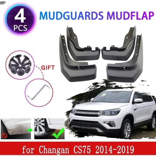 New 4PCS for Changan CS75 2014 2015 2016 2017 2018 2019 Mudguards Mudflap Fender Mud Flaps Splash Protect Accessories
