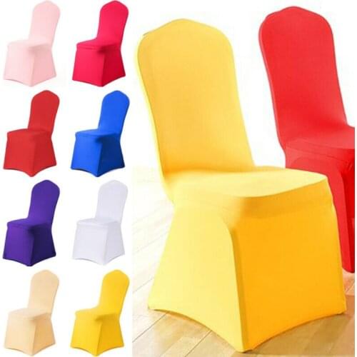 Seat Covers Comfortable Wrinkle Resistant Spandex Chair Hood Removable Stretch Dining Room Banquet Chair Covers Home