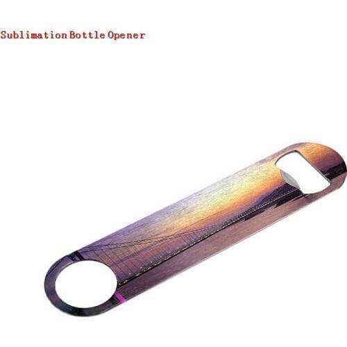Sublimation blank Bottle opener function consumables hot transfer printing blank custom consumables material new style 8pcs/lot