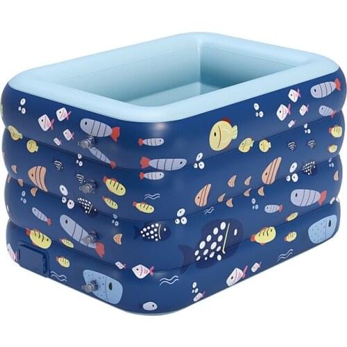 Kids inflatable Pool High Quality Childrens Home Use Paddling Pool Large Size Inflatable Square Swimming Pool for baby